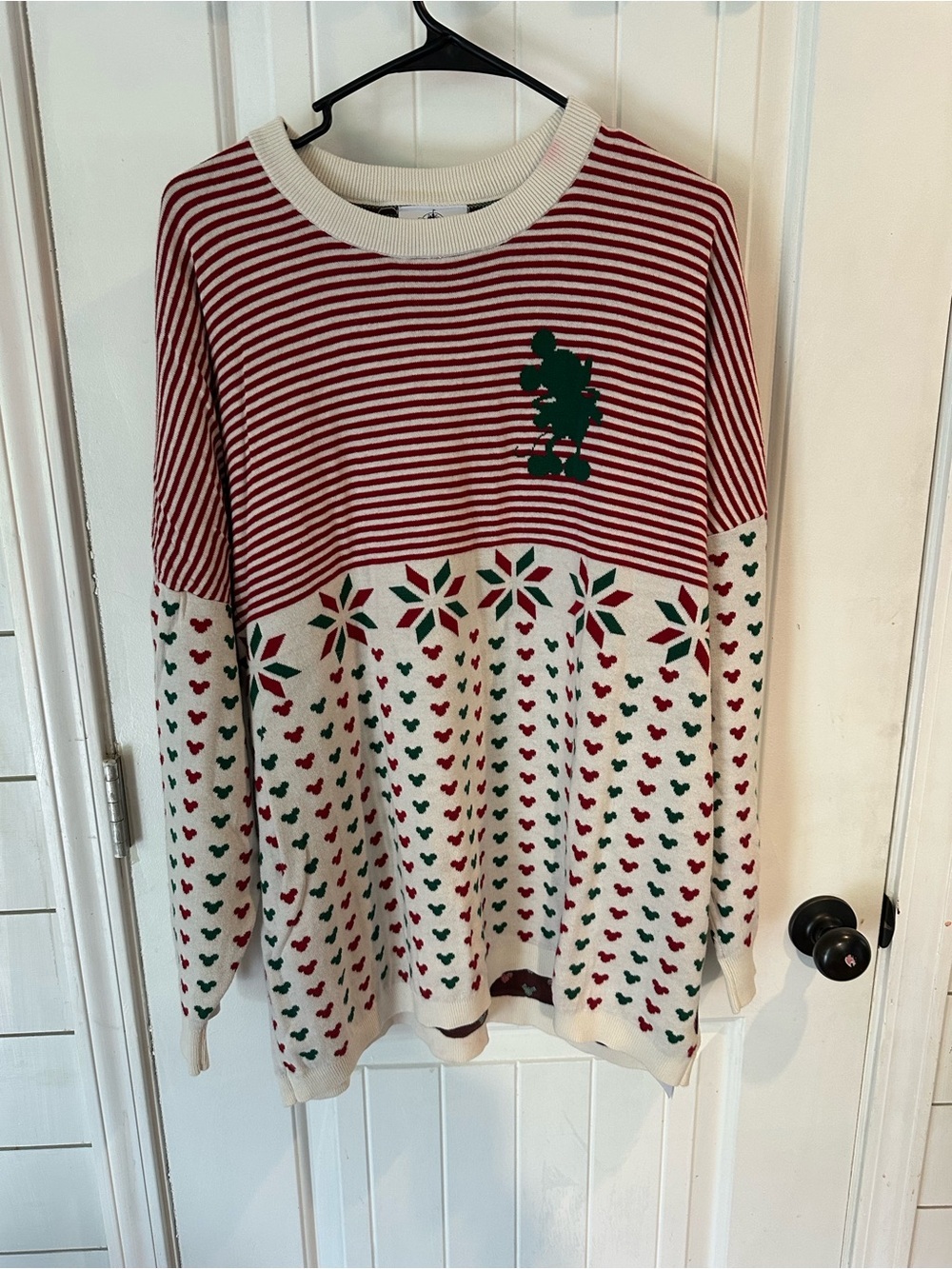 Disney Parks Happy Holidays Mickey Mouse Sweater Spirit Jersey